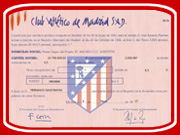 Documentos: Acción del Club At. Madrid S.A.D